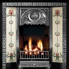 Fmi products direct vent gas fireplace victorian. Gallery Tulip Cast Iron Tiled Fireplace Insert Flames Co Uk
