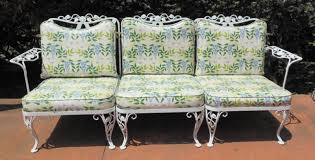This attractive better homes and gardens chair cushion will make a great addition to your outdoor furniture set, with style and comfort that will last. Victorian Garden Antiques Iron Patio Furniture Outdoor Furniture Cushions Wrought Iron Patio Furniture