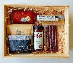 Your gift message is right on the box! Gourmet Food Gift Box Hamper For Him Easy Nz Delivery Nz Gifts