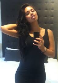 Tan Girl Long Dark Brown Black Hair Black Dress Long Black Hair Tan Girls Girl