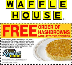 The doctor prescribed a topical application of iodine; Free Hashbrowns At Waffle House Hashbrowns Waffle House Recipes