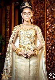 Marina Maitland Wedding Dress Khmer Wedding Dress 2019 Cambodian Wedding Dress Thai Wedding Dress Cambodian Dress