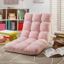 Bean bag chairs have come a long way and become quite the versatile and invaluable piece of furniture. Loungie Microplush Light Pink Quilted Folding Gaming Rc40 08lk Hd The Home Depot