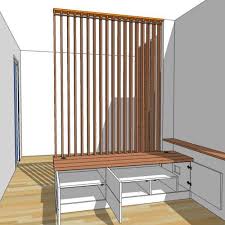 Fabrication Sur Mesure D Un Meuble Bas Et Claustra Mobile Deco Entree Maison Idee Entree Maison Amenagement Entree Maison