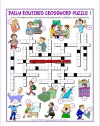 The puzzle is composed of three words to eight length letters. Daily Routines Crossword Puzzlelook At The Numbers On The Pictures And Write The Daily Routines Brainly Lat