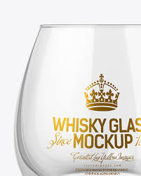 Download Clear Whisky Glass Mockup In Cup Bowl Mockups On Yellow Images Object Mockups PSD Mockup Templates