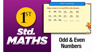 We did not find results for: Comparing Odd Even Numbers Count In 2s Circle The Number Skip Counting 1st Std Maths Youtube