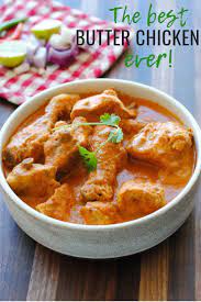Easy Indian Butter Chicken Indian Ambrosia Recipe Indian Dinner Recipes Butter Chicken Indian Food Recipes Vegetarian