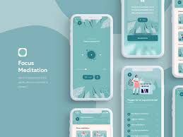 Meditation Sleep Ios App Focus In 2020 App Design Layout Web Design Trends Inspiration App Layout