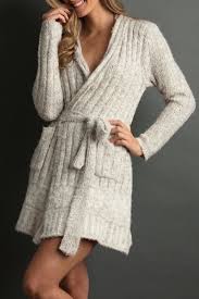 Lemon Gingerbread Sweater Robe From Canada By Wallybrook Boutique Shoptiques