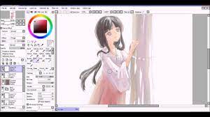 Inuyasha - Kikyo Paint Tool SAI Speedpaint and Tutorial by Haneiy - YouTube