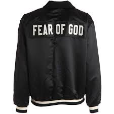 Black And White Satin Bomber Jacket Fear Of God Men Half Zip Satin Bomber Jacket 28 102 490 Idr Liked On Polyvore Featuring Outerw Embroidered Bomber Jacket Clothes Design Satin Bomber Jacket