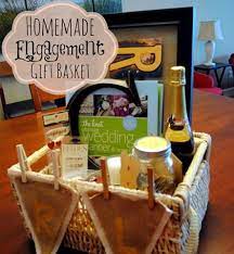 20 engagement gifts that stand apart from bridal, bachelorette, or bachelor presents. Homemade Engagement Gift Basket Peanut Butter Fingers Homemade Engagement Gifts Engagement Gift Baskets Engagement Gifts