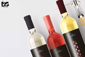 Now Showcase Your Logo Designs In A More Professional Way Using These Psd Free Wine Bottle Label Free Wine Bottle Labels Free Logo Mockup Mockup Free Download