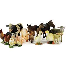 With Toys Farm Animal Playset Farm Toy Set Includes A Pig Toy Chicken Toy Horse Figurine C Farm Animals For Toddler Baby Farm Animals Animal Figurine Toys