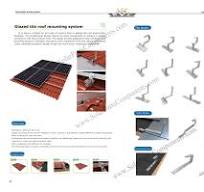 solar panel Tile roof hook mounting system