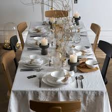 Lot De 6 Fourchettes Inox Barbule Inox Noir Am Pm La Redoute Nappe De Noel Petite Salle A Manger Table Salle A Manger