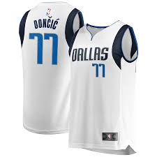 Get your luka doncic nba jerseys online at fanatics. Luka Doncic Dallas Mavericks Fanatics Branded Fast Break Men S Replica Jersey Association Edition White