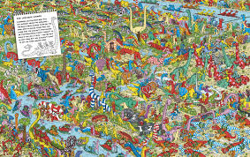 High resolution hardest where's waldo. Find Waldo