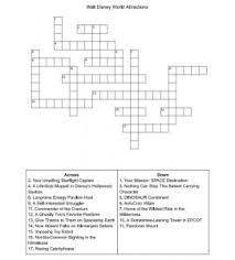 Not the main character (disney edition) 1. Disney Crossword 1 Allears Net