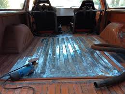 Sanding The Cargo Area Dodge Ramcharger Sanding Poker Table