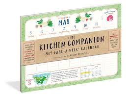 The Kitchen Companion Page A Week Calendar 2019 Workman Publishing 9781523503407 Amazon Com Books