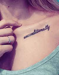 40 Minimalist One Word Tattoo Ideas That Are Beautiful On Every Woman Collar Bone Tattoo Quotes One Word Tattoo One Word Tattoos