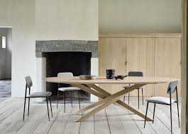 Ethnicraft Oak Mikado Oval Dining Table Oval Table Dining Dinner Tables Furniture Ethnicraft Dining Table