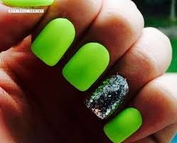 Find this pin and more on acrylic nail designs by pamela burroughs. 14 Bright And Easy Neon Green Nail Art Designs