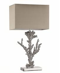 Coral Lamp In Polished Nickel Www Theolivetreeshop Co Uk Hotel Table Lamp Luxury Lamps Hotel Lighting Design
