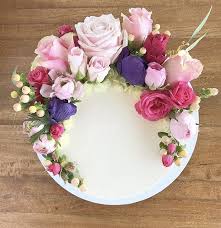 Pin On Bolos Flores Frescas