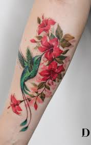 Deborah Genchi Creates Incredibly Versatile Tattoos Hibiscus Tattoo Hummingbird Tattoo Tattoos