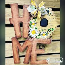 Home With Beehive Door Hanger