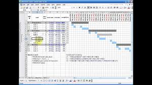 Gantt Chart With Excel Part 2 2 W Bonus Clip Ganttproject Gantt Chart Chart Design Gantt