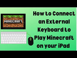 Now if only i could use my keyboard controls to play the game on the . How To Connect An External Keyboard To Play Minecraft On Your Ipad Youtube