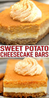 Sweet Potato Cheesecake Bars Recipe Video Sweet And Savory Meals Video Recipe Video Sweet Potato Cheesecake Sweet Potato Dessert Desserts
