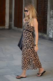 40 Ways To Style Your Maxi Dress For Summer Leopard Maxi Dress Leopard Print Dress Fashion
