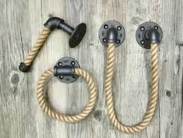 Rope Bathroom Set Lake House Decor Bathroom Decor Rope Etsy In 2020 Nautical Bathroom Decor Lake House Bathroom Lake Bathroom