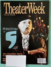 Mark Jacoby signed Theater Week Magazine January 25 1993 Phantom of the  Opera