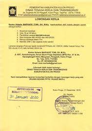 May 20, 2021 · adapun jumlah lowongan kerja atau loke) yang ada di acara itu sebanyak 16.000 lowongan. Disnakertrans Lowongan Kerja Staf Notaris Di Kantor Notaris Marhade Tomi Sh M Kn