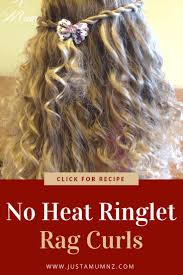 Most of the time your curly hair will hold its ribbon. No Heat Ringlet Rag Curls Hair Tutorial Just A Mum