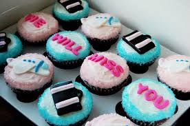 Spray with blue mist for background (covering the plane and flag area so that it stays white). 150 Farewell Cakes Ideas Farewell Cake Cake Cupcake Cakes