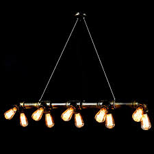 Loft Edison Bulbs And Industrial Water Pipe Pendant Lighting 929 Archi Lighting