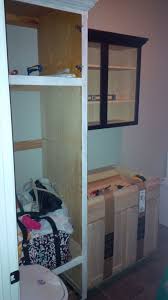 Repurposing An Old Wall Oven Cabinet For Storage In The Laundry Room Oven Cabinet Old Wall Wall Oven