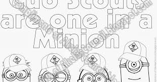 Actually, cub scouts is a program held by the scout community. Akela S Council Cub Scout Leader Training Cub Scout Minions Printable Coloring Page From Despicable Me Great Table Decoration For The Blue Gold Banquet