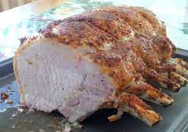 I serve it over rice. Welcome Home Blog Holiday Bone In Pork Roast Pork Roast Recipes Pork Roast In Oven Pork Rib Roast