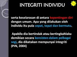 Justeru, pengamalan dan pemahaman terhadap integriti dan etika amat perlu dilaksanakan. Pengukuhan Akauntabiliti Dan Integriti Ppt Download