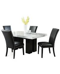 Kitchen & dining room chairs : Furniture Camila Rectangle Dining Table And Black Dining Chair 5 Piece Set Created For Macy S Reviews Furniture Macy S