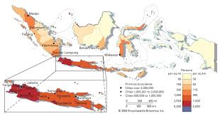 image result for population maps of jakarta java indonesia