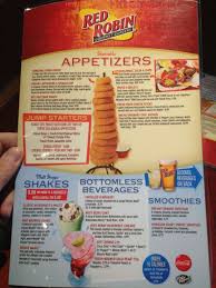 Red robin's finest list of burgers includes smoke & pepper, black & bleu, the d.g.b. Menu At Red Robin Gourmet Burgers Restaurant Anchorage N Muldoon Rd